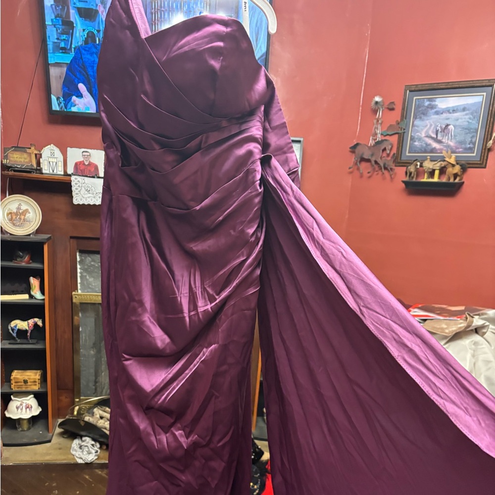 Elegant Purple Gown